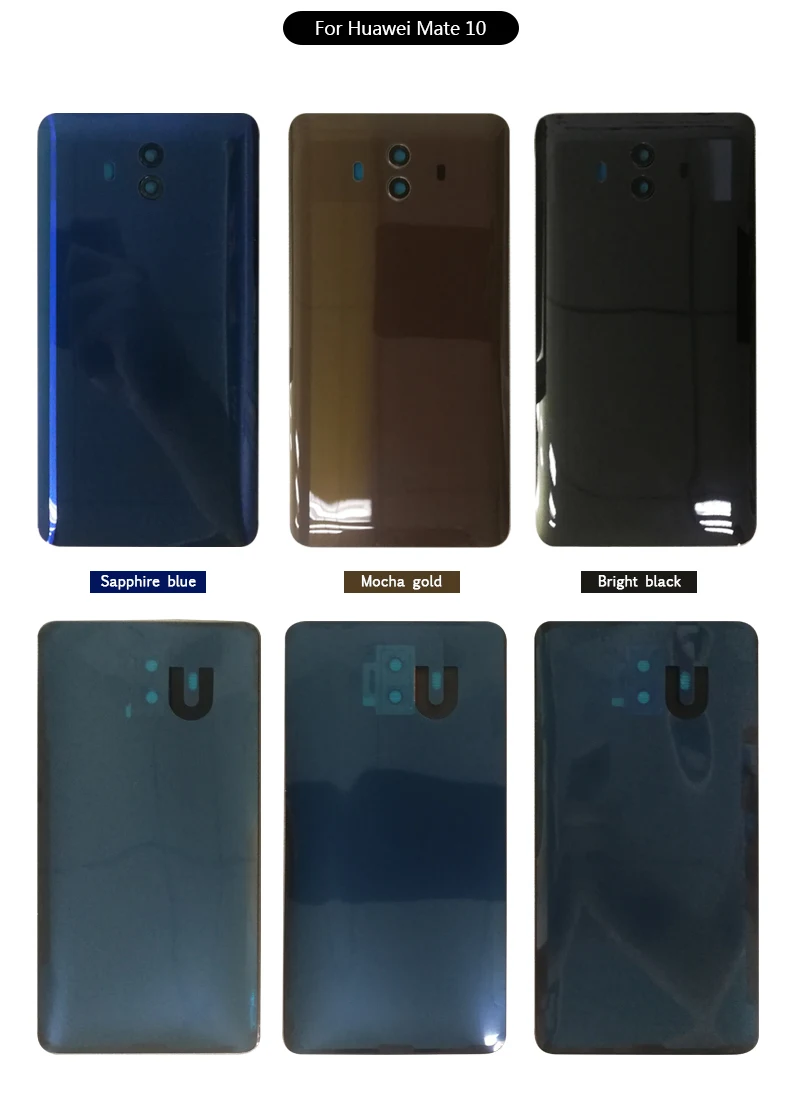 AAA качественная крышка батареи для huawei mate 10 крышка батареи стекло задняя крышка чехол для mate 10 задняя крышка Корпус чехол с объективом камеры