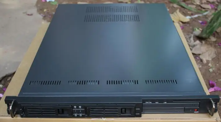 Встроенный 1U ipc Шасси 1U rackmount корпус глубина 630 мм для Micro ATX/ATX 17*17 см материнская плата сервер межсетевой экран для компьютера