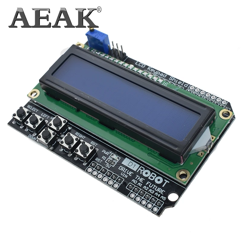 AEAK 1 шт. ЖК экран с клавиатурой дисплей 1602 Модуль для Arduino ATMEGA328 ATMEGA2560 raspberry pi UNO