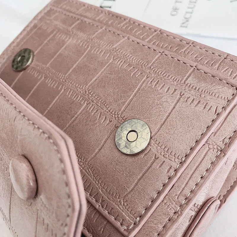 

2019 New Style Stereo Square Sling Bag Double Button Simple Shoulder WOMEN'S Bag