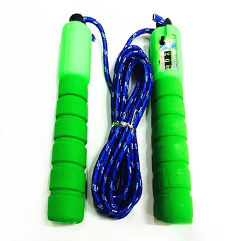 

Fitness Jump Ropes With Counter Sports Adjustable Fast Speed Counting Sponge Jump Skip Rope Skipping Wire Examination Rope