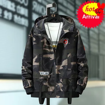 

10XL Plus Size 9XL 8XL 7XL Bomber Military Jacket Men Camouflage Casual Jacket Men Autumn Fashion Male Windbreaker Hooded Coat
