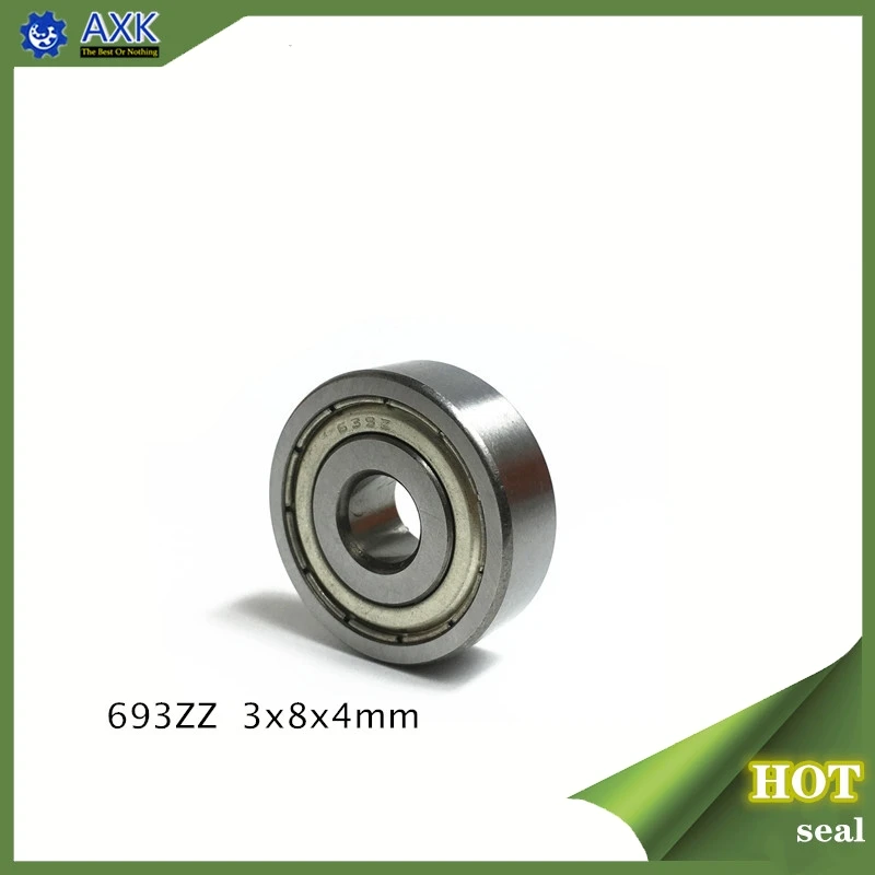 693ZZ ABEC-7 (100 шт) 3x8x4 мм Миниатюрные шарикоподшипники 619/3ZZ EMQ Z3V3