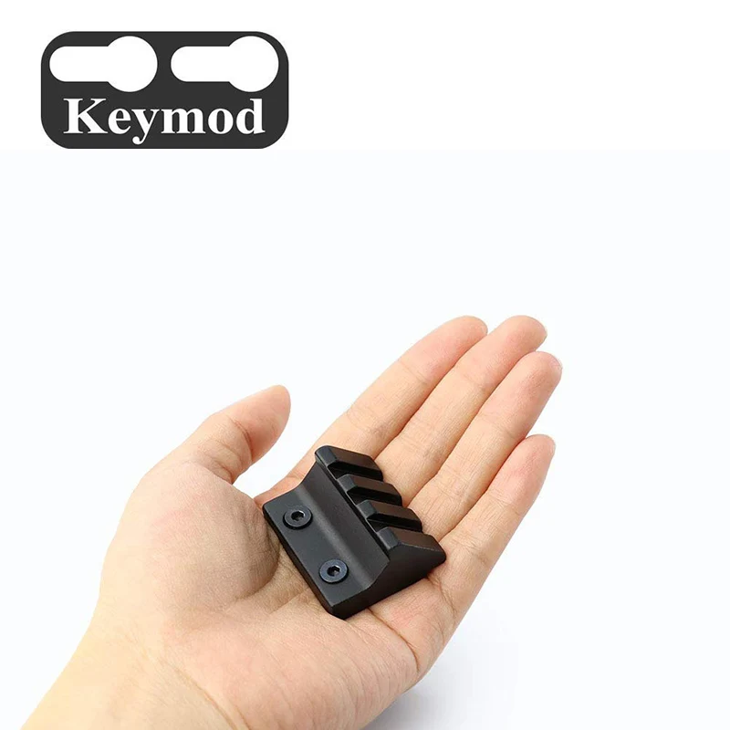 Magorui Keymod 3 слота 45 градусов угол крепление со смещением Пикатинни секция алюминий