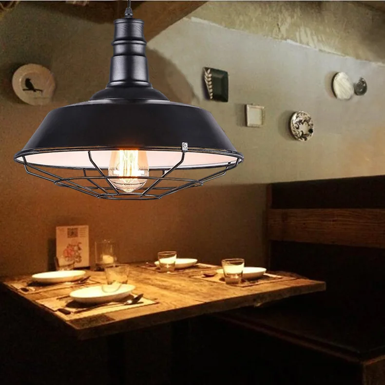 

American-Style Loft Creative Cool Vintage Industrial-Style Restaurant Bar Counter Black And White with Pattern Single-head Iron