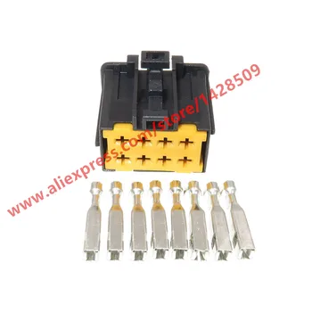 

5 Sets 8 Pin Automotive Anti-theft Window Lifter Harness Connector For Peugeot Citroen
