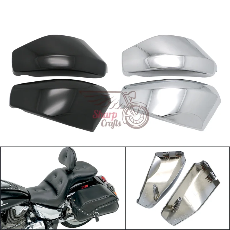 Мотоциклетные батареи Боковые Крышки обтекатели Кепки для Honda VTX1300 R/S/C/T Ретро