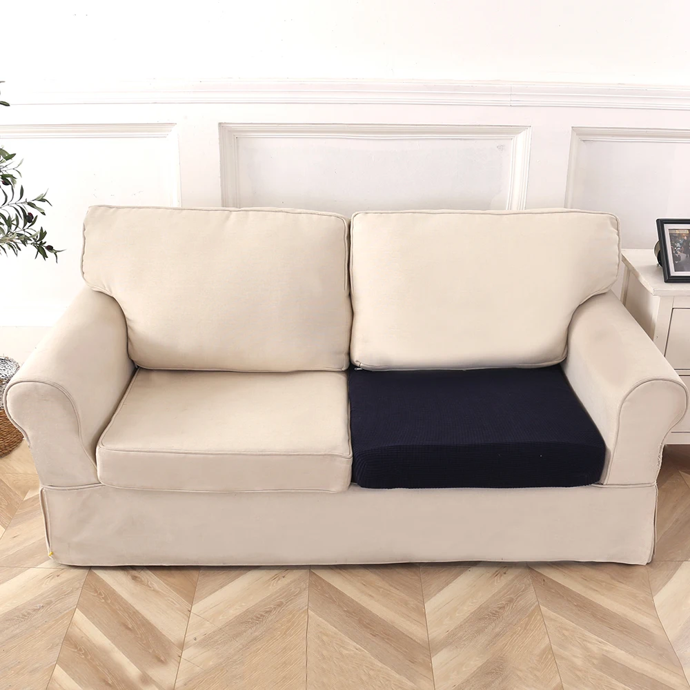 

Solid Color Sofa Cushion Cover Elastic Protector Sofa Cover Personality Matching Washable Couch Cover Slipcover Decor
