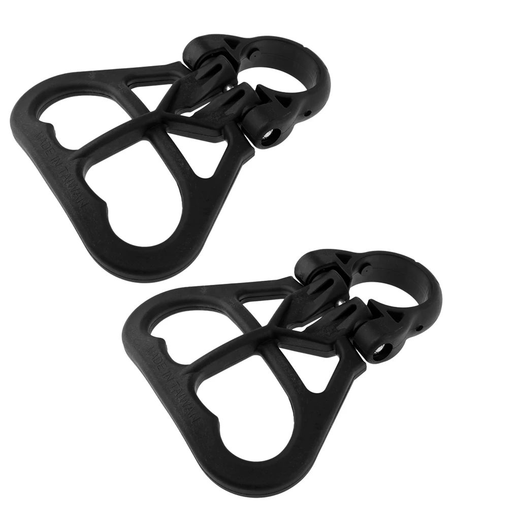 

Set of 2pcs Scuba Diving Cylinder Tank Carry Handle Dive Gear Steel Bottle Grip Black