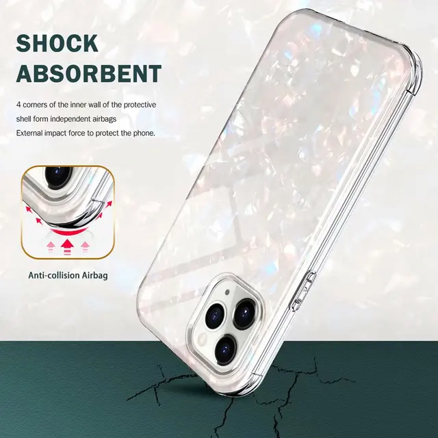 Funda para iPhone 12 Pro Max, 360° de cuerpo completo, resistente,  brillante, con protector de pantalla para niñas y mujeres, compatible con  iPhone 12