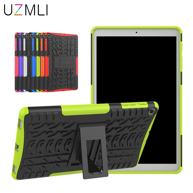 Dazzle чехол для Samsung Galaxy Tab A 10,1 SM-T510 T515 Броня Гибридный Прочный ТПУ+ PC Тонкий ударопрочный стоячая таблетница чехол