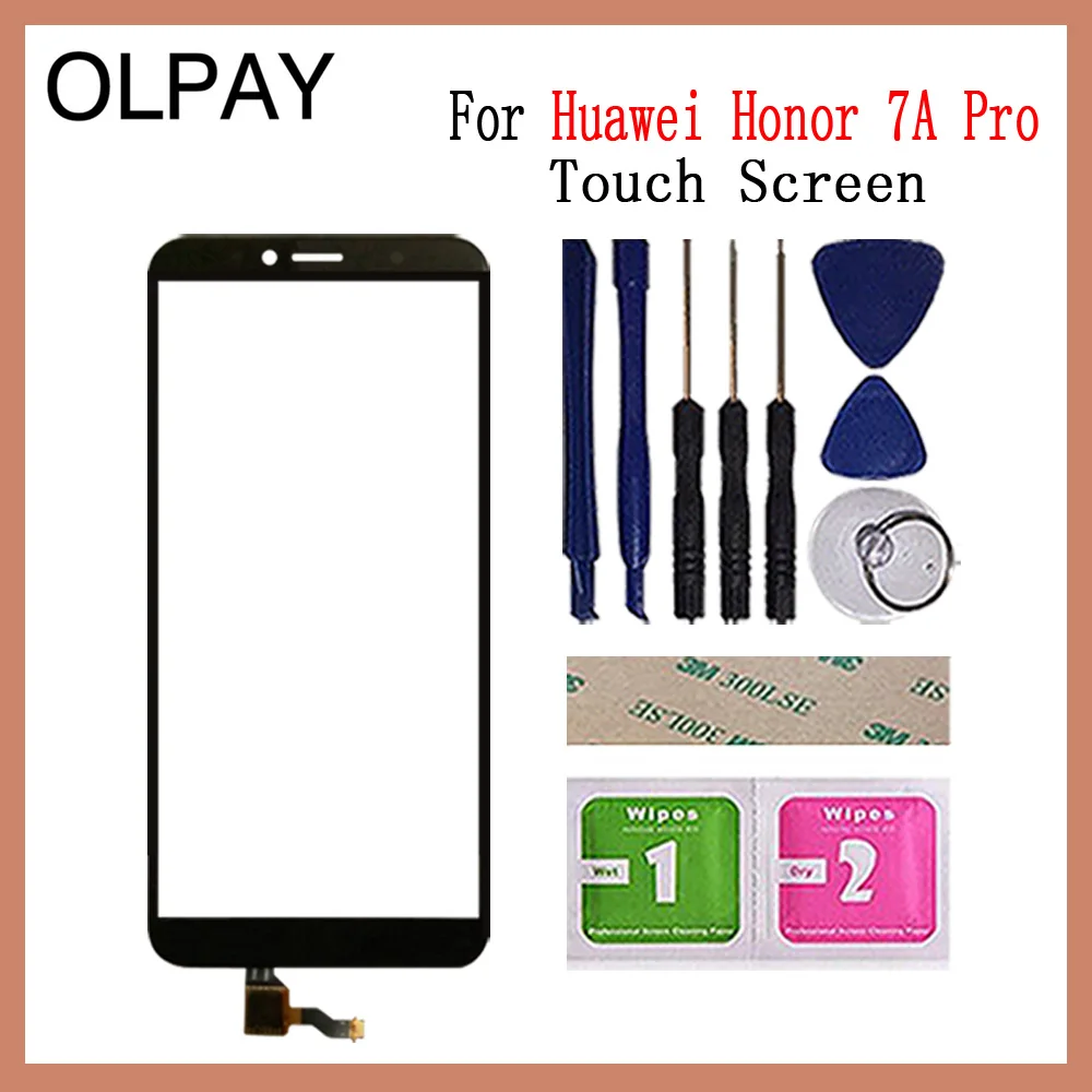 Мобильный телефон 5," дюймовый сенсорный экран для HuaWei Honor 7A Pro AUM-L29 сенсорный экран дигитайзер Панель переднее стекло объектив сенсор