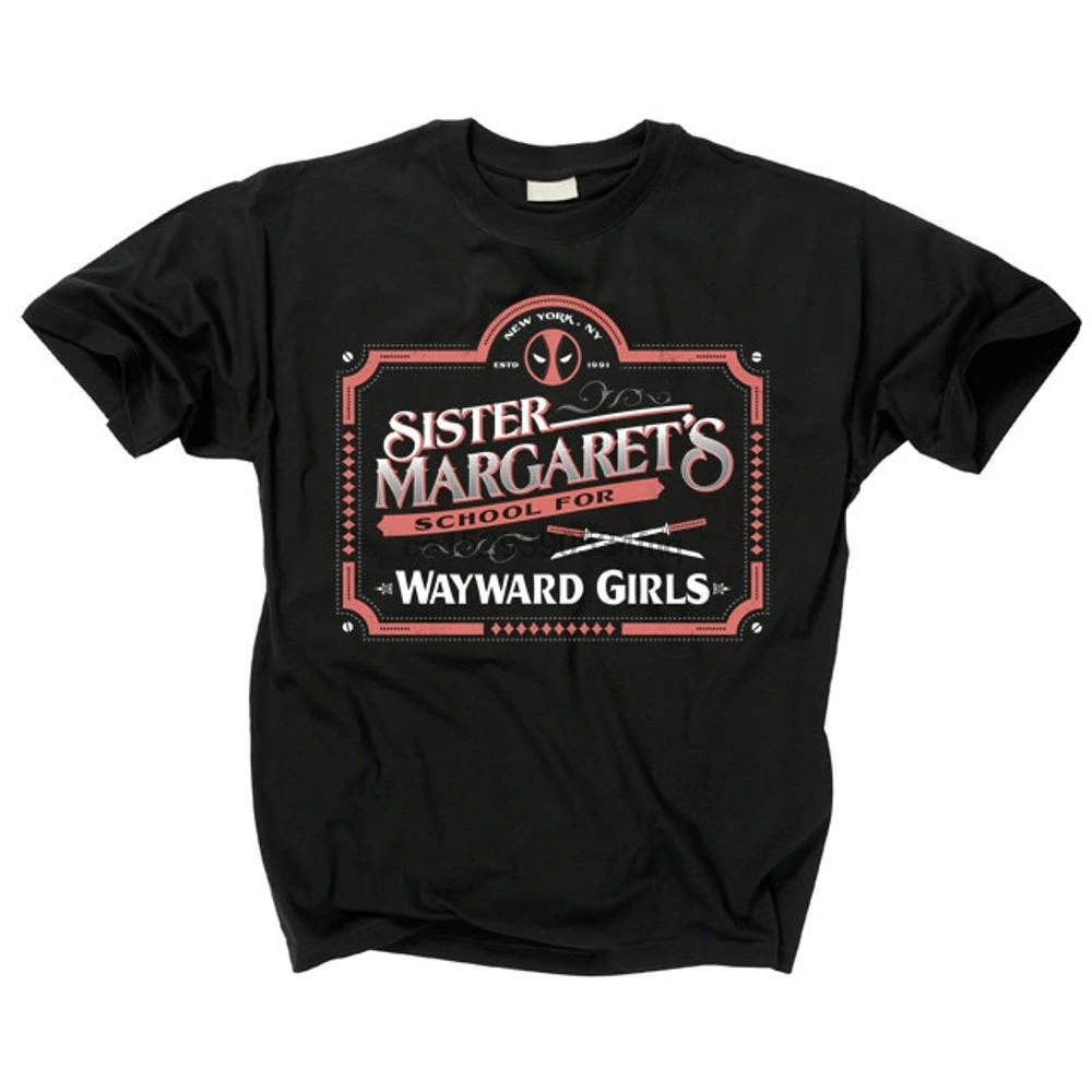 Дедпул футболка сестра Маргареты дом для Wayward Girls |