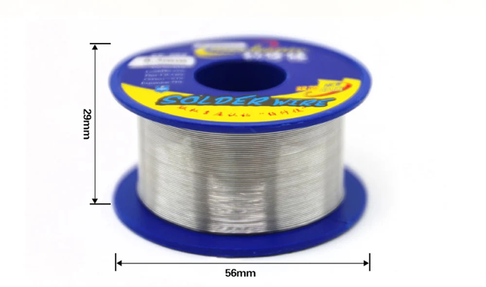 Double Core Hole Low Temperature Solder Wire SX862 0.3/0.4/0.5/0.6/0.8/1.0/1.2MM BGA Soldering Core Solder Soldering Wire Roll