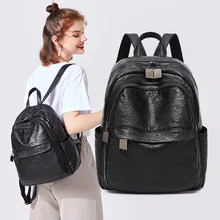 Новая стильная женская сумка в Корейском стиле, в студенческом стиле, мягкий кожаный рюкзак, многофункциональная сумка для мам, большая Вместительная дорожная сумка