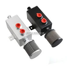 Алюминиевый сплав автомобиль модифицированный моторный масляный Сапун с грибом автомобиль падение бак модифицированный отработанный газовый двигатель масленка 1л