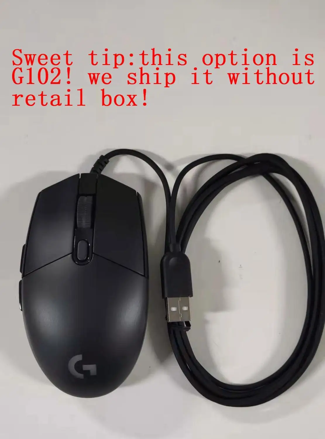 g102bk without box Logitech G102 проводной Мышь для Windows 10/8/7/Vista проводной игровой Мышь с 6000 точек/дюйм оптическая RGB светодиодные фонари для ПК/рабочего стола, подтвержденная - Цвет: g102bk without box