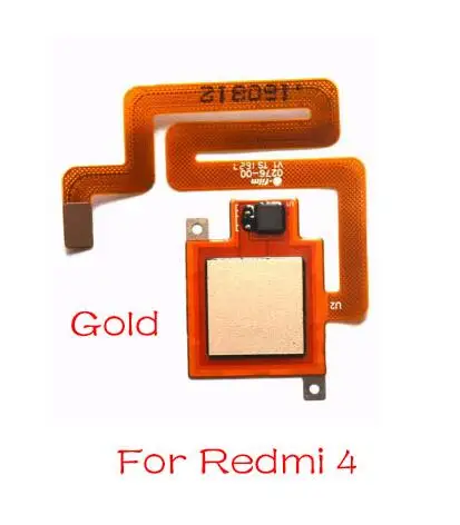 Redmi 4 Gold Для Xiaomi Redmi 6A 6 Pro/Redmi 4 Домашний считыватель пальцев Сканер отпечатков пальцев Главная кнопка гибкий кабель - Цвет: Redmi 4 Gold