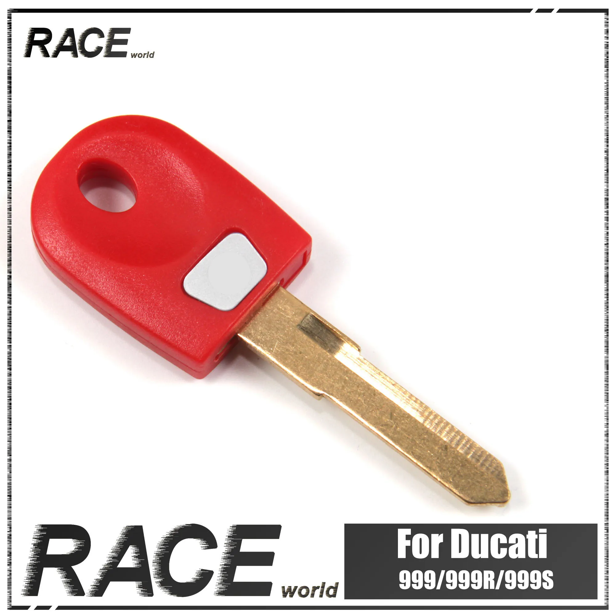 Motorcycle Uncut Blade Blank Key Embryo For Ducati 600 Monster 600 S Sport 620 Monster Motorcycle Replacement Accessories - Цвет: Red 4
