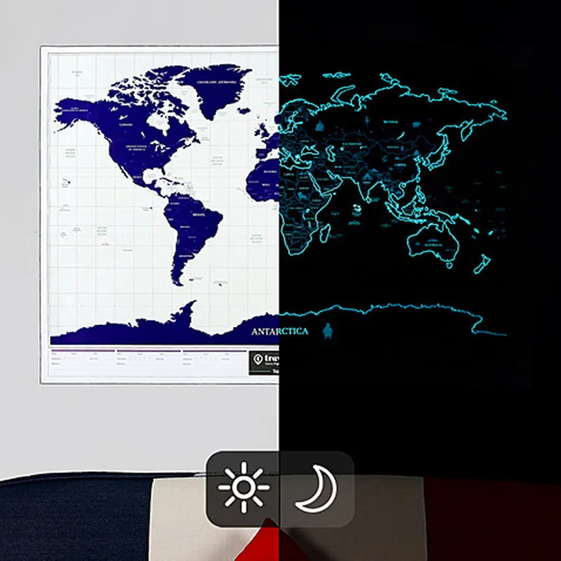 

Noctilucent Edition Travel Life Originality Tuba Starlight Map World Edition Travel Explore Life Noctilucent Scratch Map