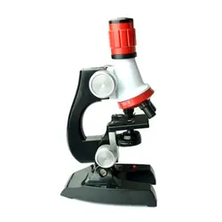 Kit de Microscope biologique à LED, jouet éducatif, cadeau, pour enfants 