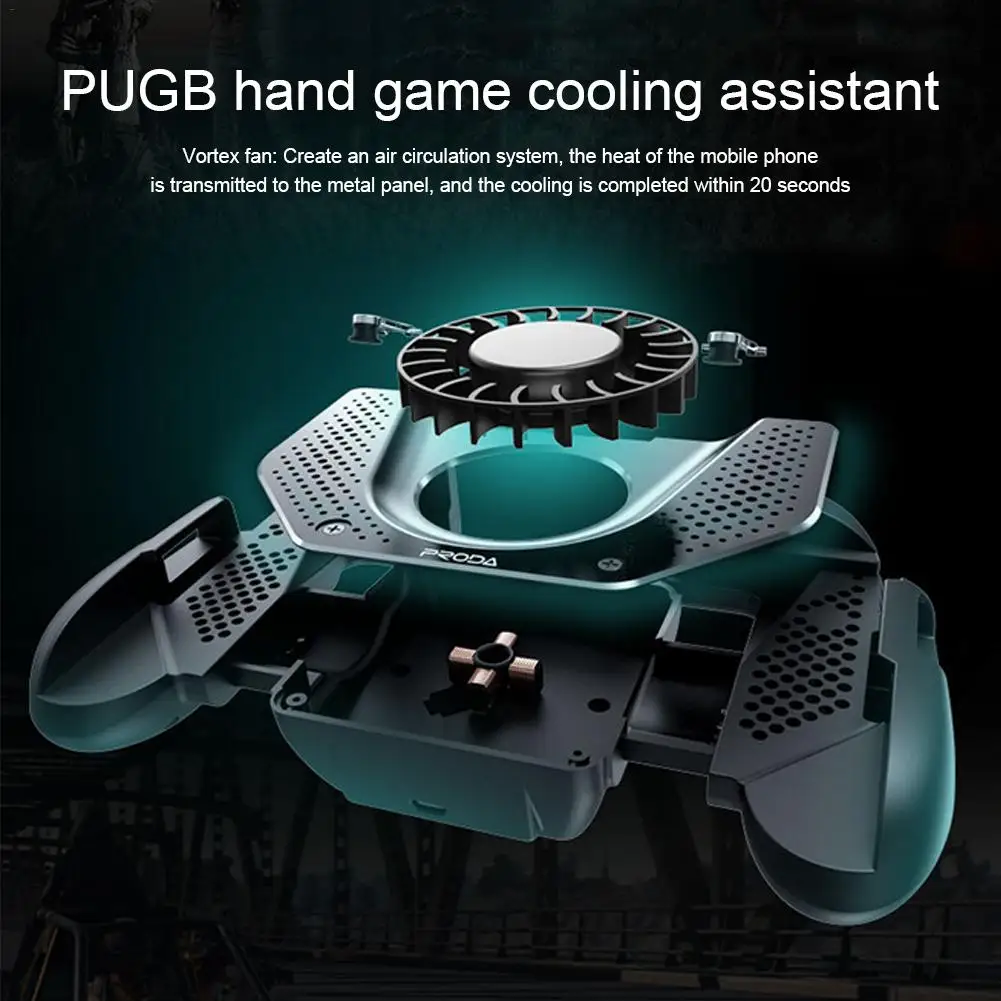  New PUBG Helper Game Handle Mobile Phone Radiator Handle Peace Elite PUGB Helper Multi-function Gam