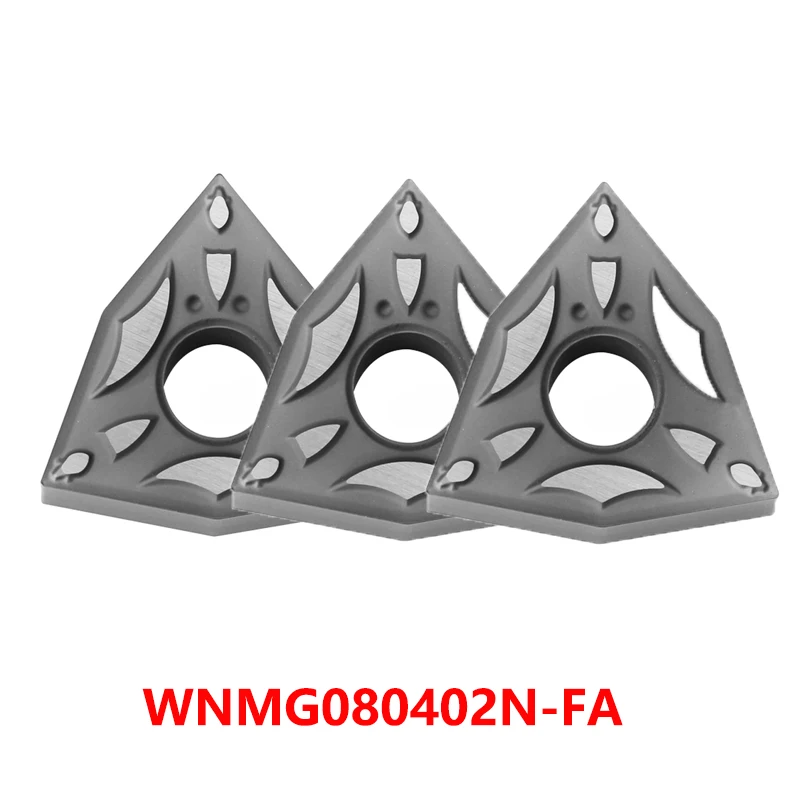

WNMG080402 N-FA T2000Z T3000Z T1500A WNMG 080402 WNMG080402N Carbide Inserts Lathe Cutter Turning Tool CNC 100% Original 10pcs