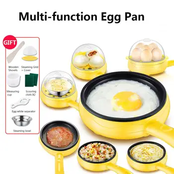 

Mini Fry Pan Automatic Power Off Egg Pan Cooker American Standard 110V/European Standard 220V Plug For Home Breakfast Making