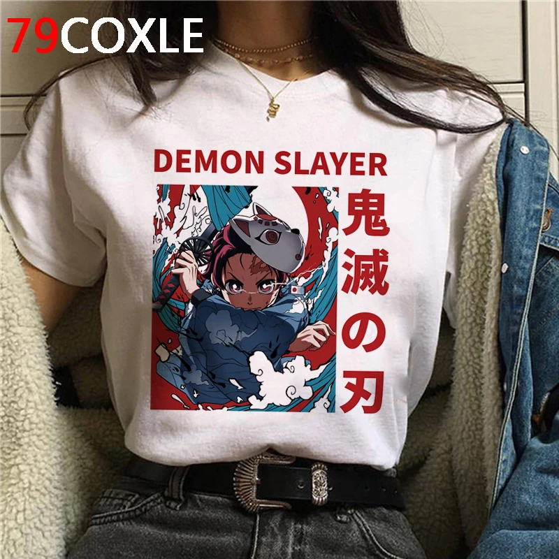 Hot Demon Slayer Funny Cartoon T Shirt Men Fashion Kimetsu No Yaiba T shirt Graphic Japanese Anime Tshirt Hip Hop Top Tees Male