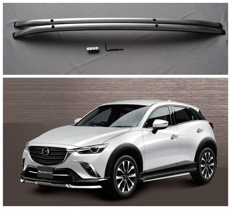 Багажник на крышу автомобиля из алюминиевого сплава подходит для MAZDA CX 3 CX3 2016 2017
