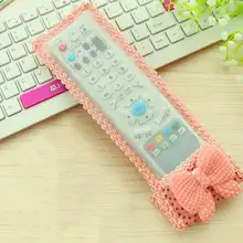 Ткань кружева ТВ пульт дистанционного управления защиты от пыли Мода милый чехол сумки OCT998