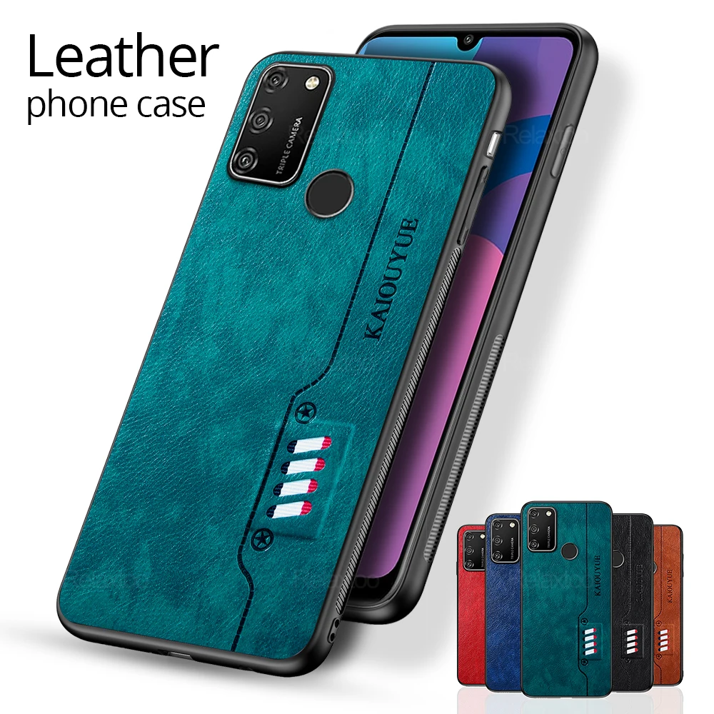 Кожаный чехол для телефона Huawei Honor 30 30s v30 20 20s 20i 10 10i 9 9a 9s 9c 9x Pro Plus 8a 8x силиконовые