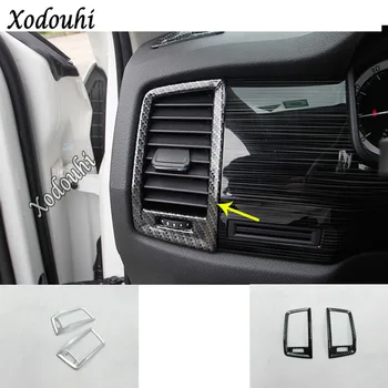 

For Skoda kodiaq 2017 2018 2019 2020 Car styling inner garnish cover detector trim front side Air conditioning Outlet Vent 2pcs