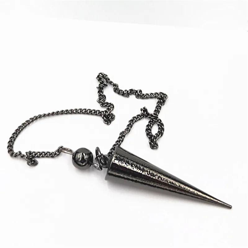 pendulums for dowsing pendule de reiki pendant Healing Pyramid spiritual pendulum for dowsing Copper meatl Charms Chakra Amulet