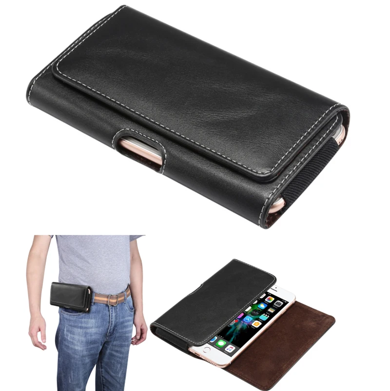 

2 style Fashion Phone Case Pouch For iPhone X XR 8 7 6 6s Plus XS Max Belt Clip Holster Leather Cover for Samsung S10 S9 S8 Case