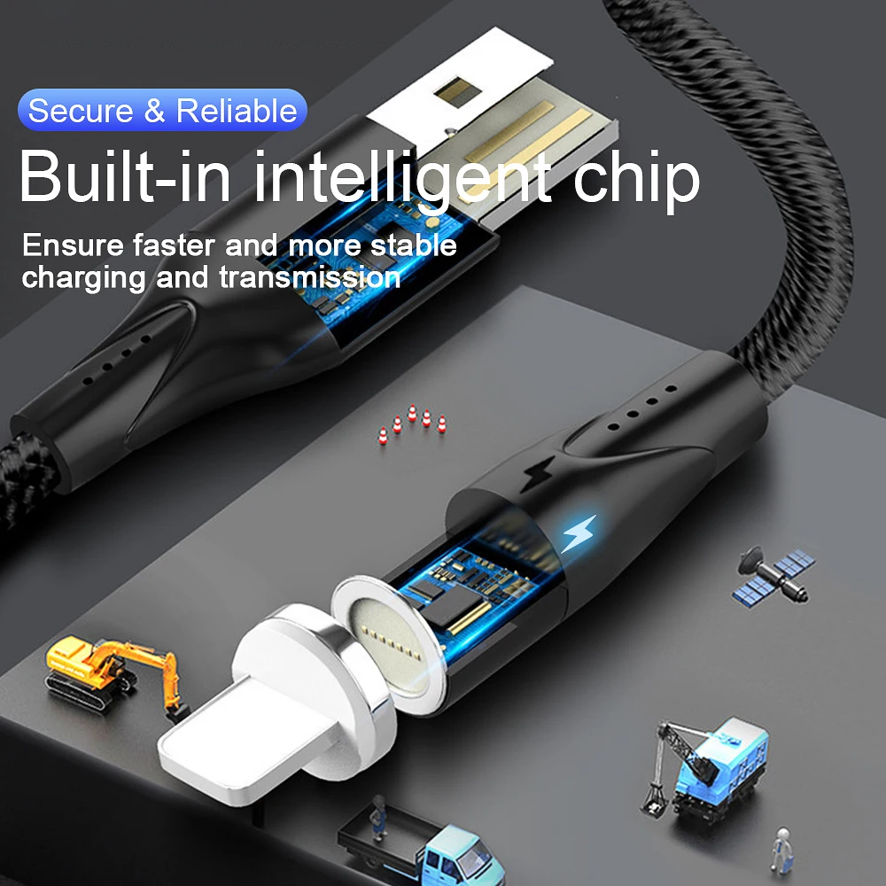 Магнитный кабель Obobix Micro USB для samsung Galaxy S7 Edge, Магнитный провод для быстрой зарядки, кабель Micro USB для Redmi Note 5