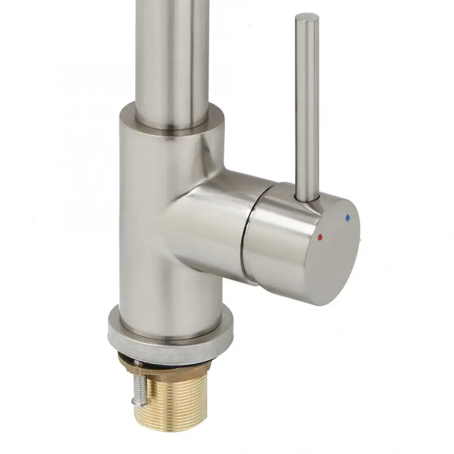 Household Kitchen Pull Down Spring Faucet Hot and Cold Water Tap Washbasin Faucet