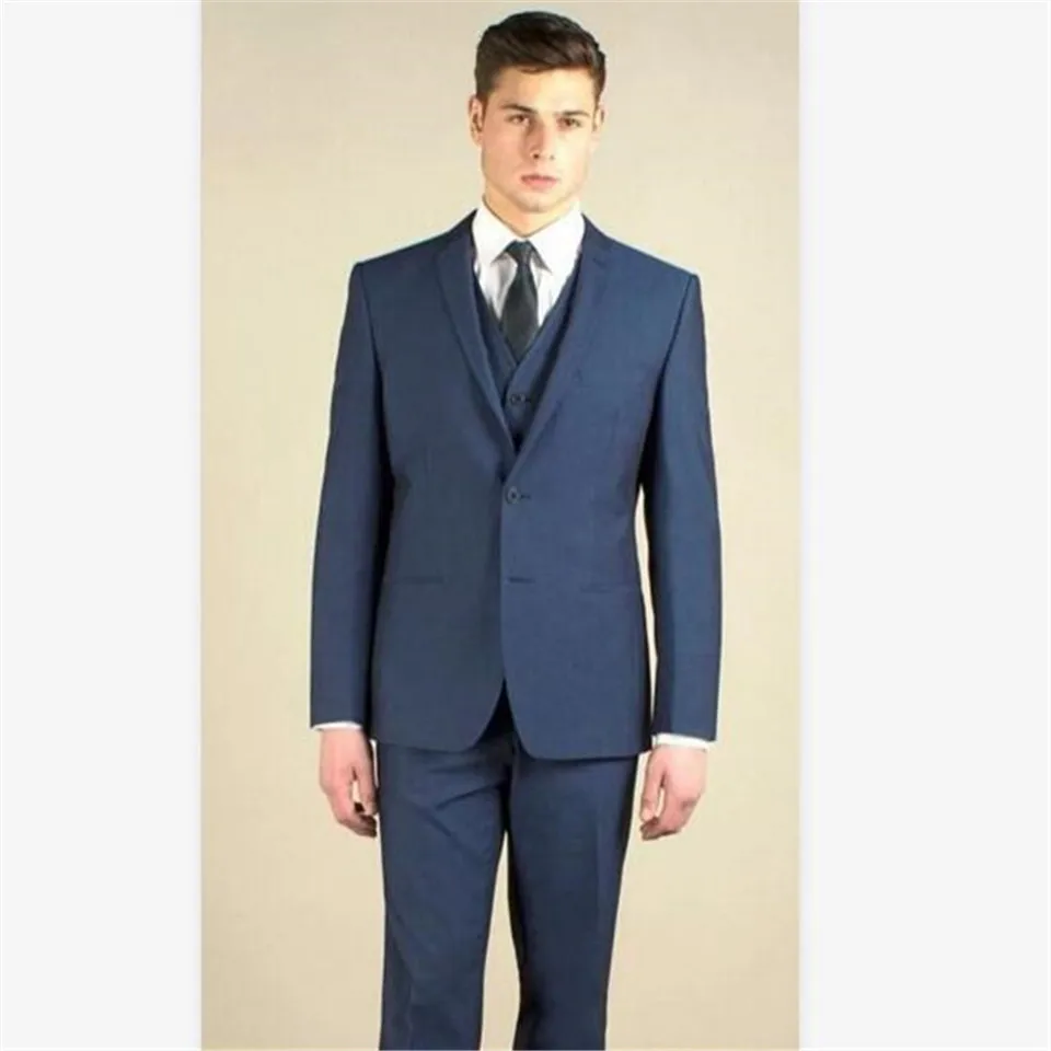Классический мужской костюм смокинг Noivo Terno Slim Fit Easculino вечерние костюмы для мужчин темно-синие свадебные смокинги жениха