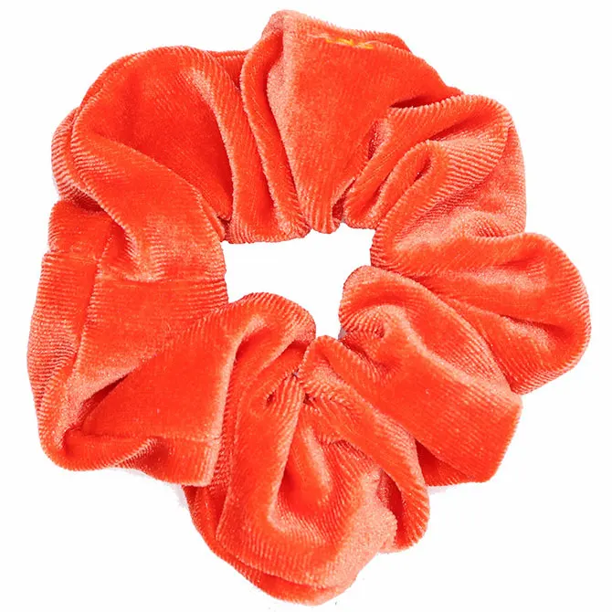 Velvet-Orange Новое поступление, женские зимние Бархатные резинки для волос, аксессуары для волос, Женский держатель для конского хвоста - Цвет: Velvet-Orange