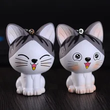 Южная Корея мультфильм Чи Сладкий кот брелок Симпатичная виниловая кукла кот yao Chi quan lian автомобиль сумка подарок кулон