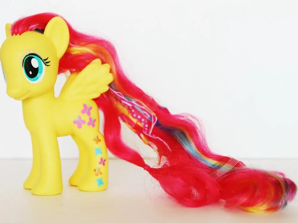 8-10cm Pony PVC w/ Mane Brushable little horse figures Princess Cadance Cheerilee Celestia Girl's Favorite Toy diana doll Dolls