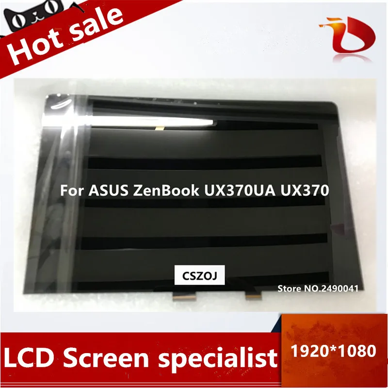 

13.3" LCD screen display with touch for ASUS ZenBook UX370UA UX370 1920*1080