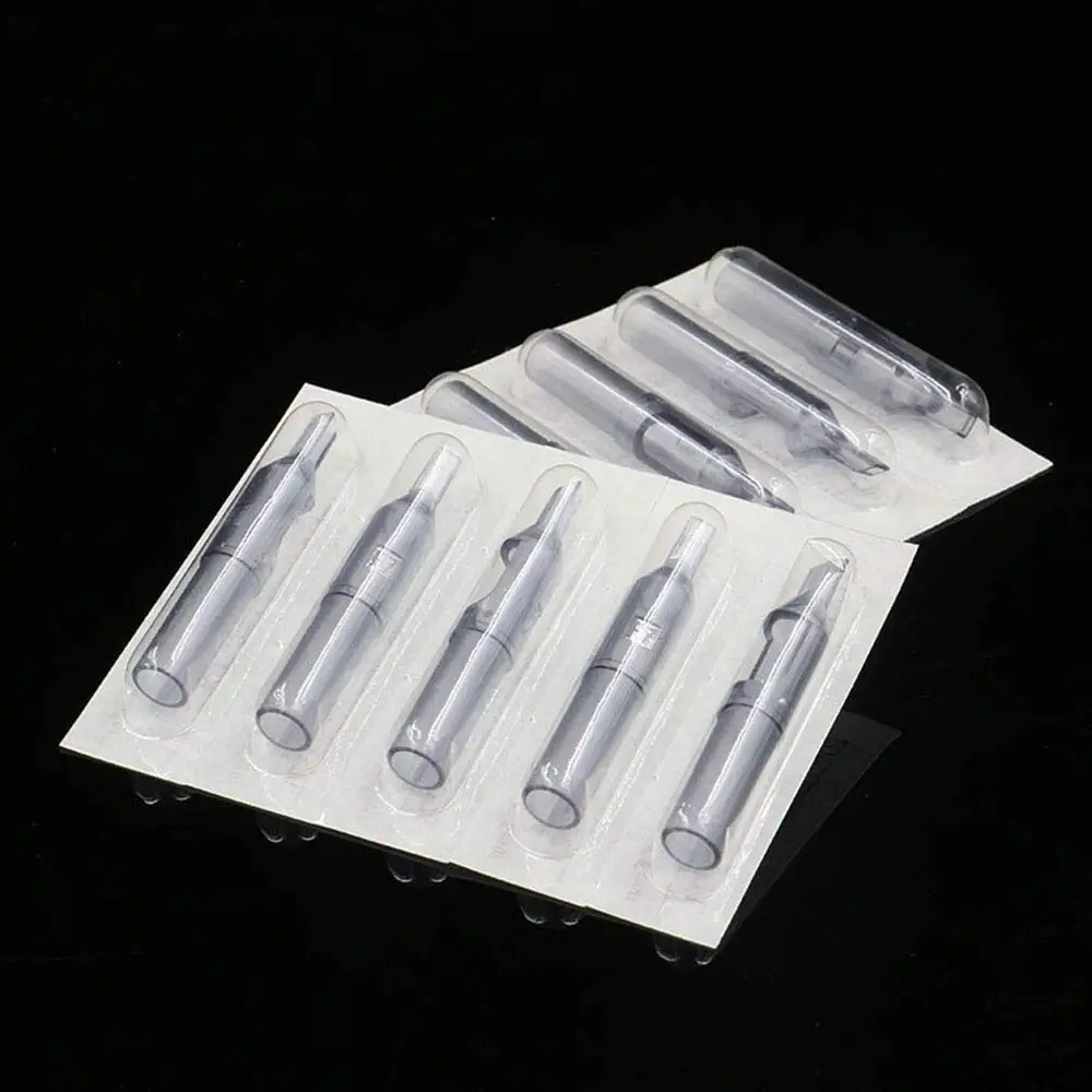 Disposable Sterileze Tattoo Tips tattoo microblading needles 50/100PCS Short RT DT FT Needle Tube Tips For Tattoo Needle Permanent Makeup Accessories