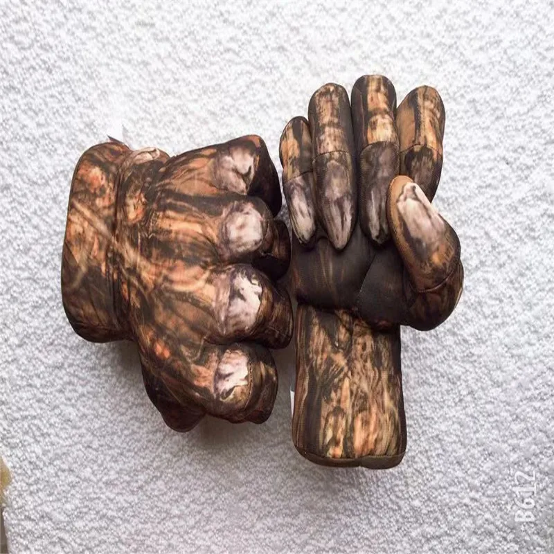 1 шт. Халк Smash Hand+ Человек-паук плюшевые перчатки Человек-паук реквизит для выступлений игрушки Халк фильм бокс плюшевая игрушечная бутафория Короткие Плюшевые