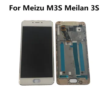 

ESC Original For Meizu M3S Meilan 3S LCD display Touch Screen Digitizer Assembly For M3S Mini Y685H Display With Frame+Tools