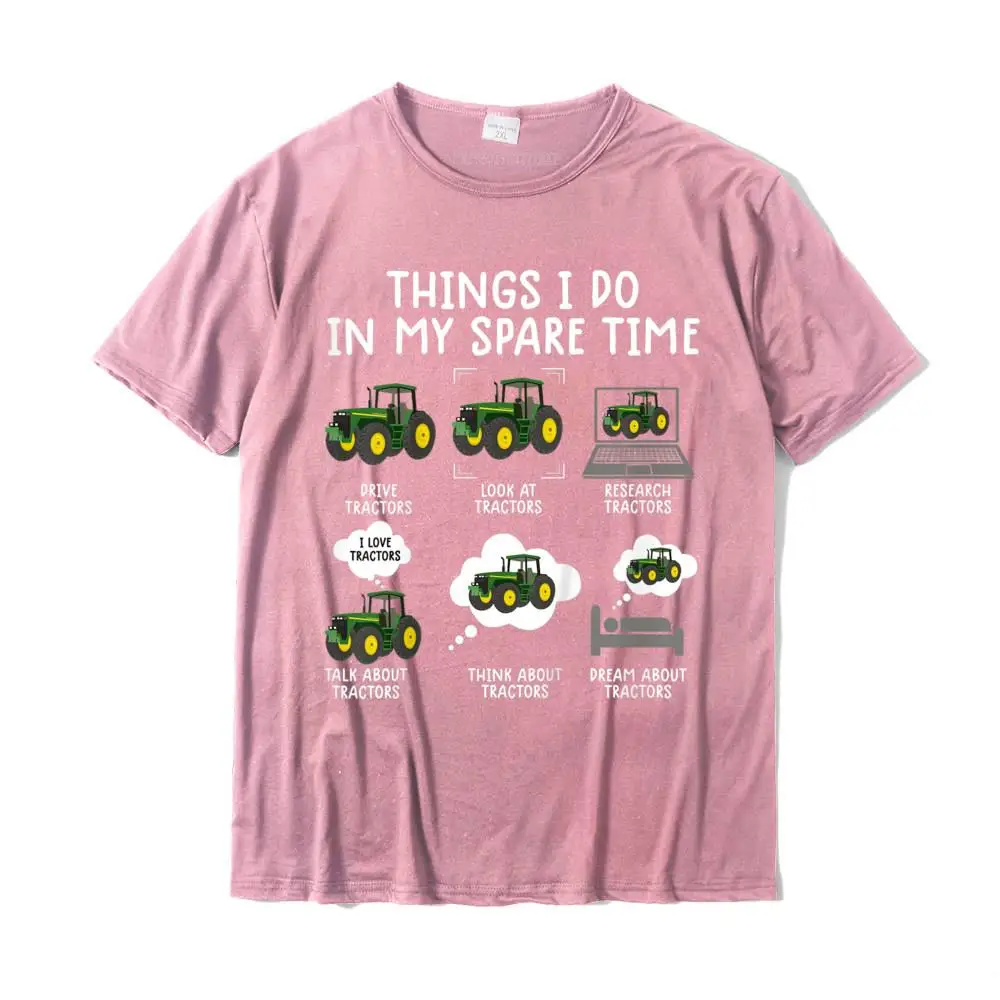 Slim Fit Custom Tees for Men 2021 Newest Summer Crew Neck Pure Cotton Short Sleeve Tshirts Summer T Shirt Free Shipping Kids funny farming farmer gifts tractor shirts for toddler boys T-Shirt__MZ16853 pink