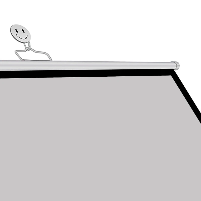 Thinyou 60 inch 16:9 Projector Screen Matte Gray Fabric Fiber Glass Screen Wall for Home Theater Cinema Movies Party Thinyou 60 inch 16:9 Projector Screen Matte Gray Fabric Fiber Glass Screen Wall for Home Theater Cinema Movies Party