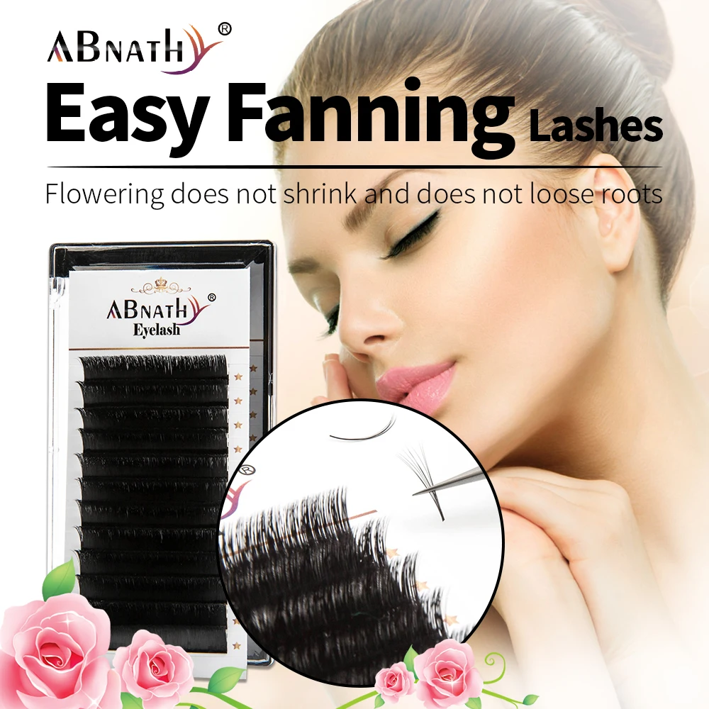 

Abnathy Easy Fanning Eyelash Extension Blooming Volume Eyelashes Self-making Fast Fans Bloom Lashes Extension Volume Lash