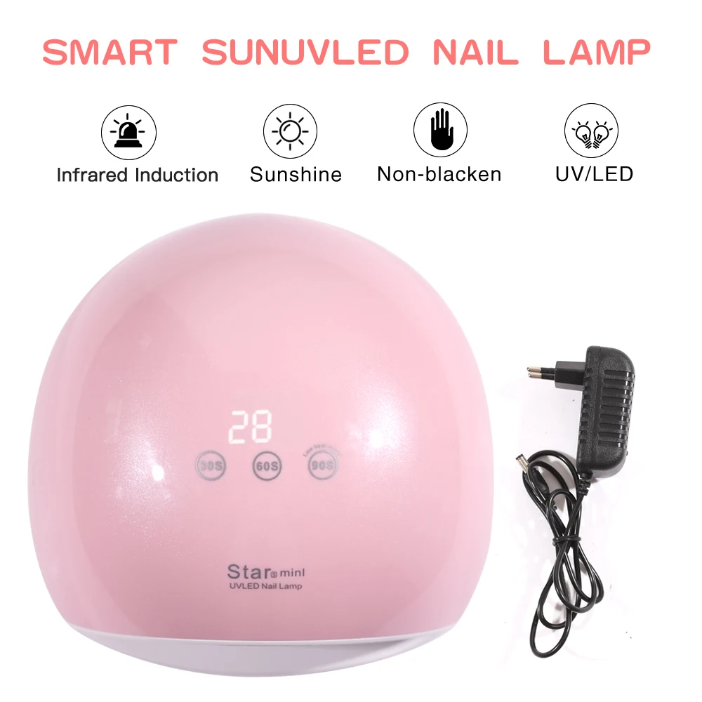 

48W UV LED Nail Lamp For Nail Dryer Sunlight Manicure Gel Polish Curing Machine Nail Art Lamp Salon Ice Lamp For Gel Varnish