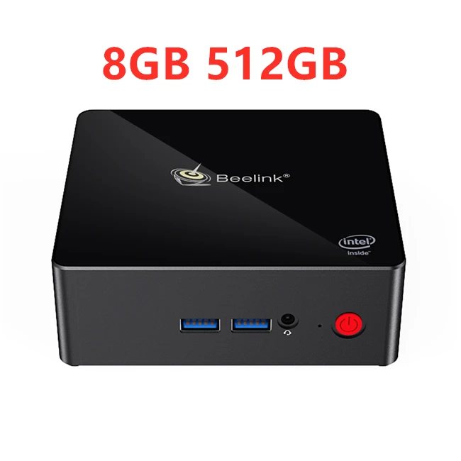 8GB 512GB Мини-ПК Beelink Gemini X55 Win 10 8GB 256 GB/512 GB Intel Gemini Pentium J5005 2,4G 5G Dual WiFi BT4.0 1000M Gemini X55 tv Box - Цвет: 8GB 512GB